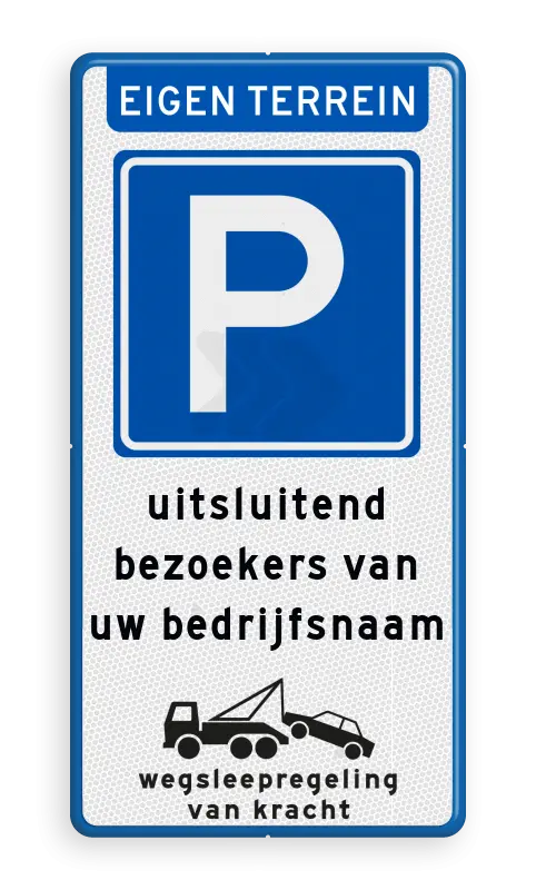 parkeerbord-alleen-voor-bezoekers-wegsleepregeling-traffictotaal.nl