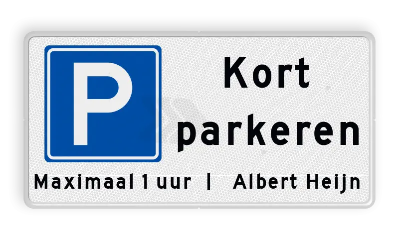 parkeerbord-kort-parkeren-eigen-tekst-traffictotaal