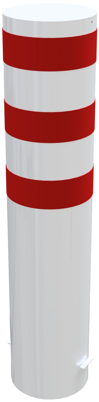 Parkeerpalen - Rampaal-rood-wit-323mm-1500mm